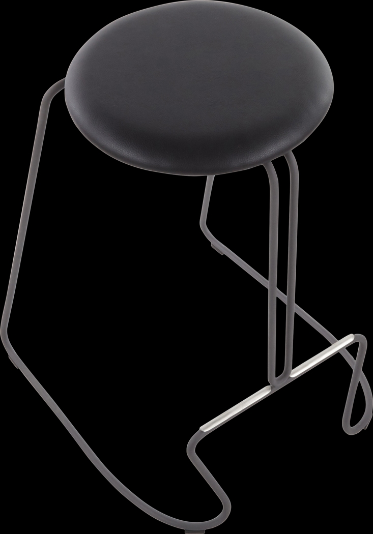 Bearslide III Black Counter Height Stool, Set of 2 - Thumbnail - Image 7