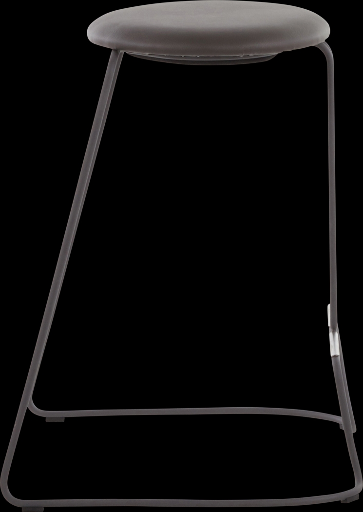 Bearslide III Gray Counter Height Stool, Set of 2 - Thumbnail - Image 3