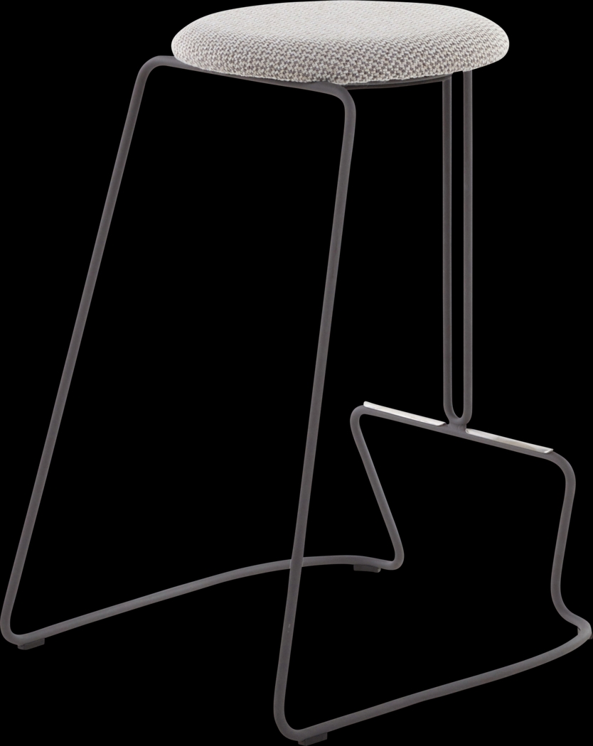 Bearslide III Light Gray Counter Height Stool, Set of 2 - Thumbnail - Image 4