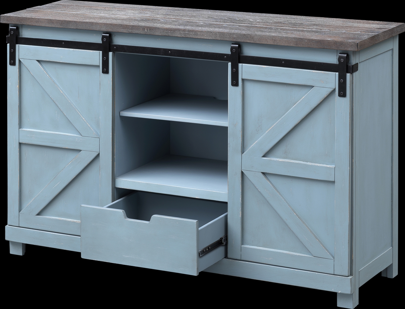 Bearwollow Blue Credenza - Thumbnail - Image 3