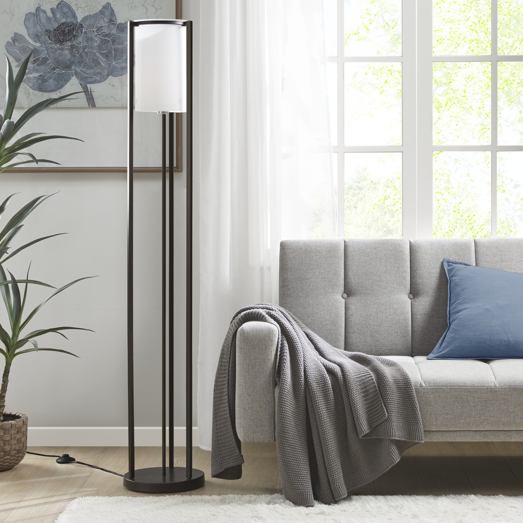Beasley Trail Black Floor Lamp - Thumbnail - Image 2