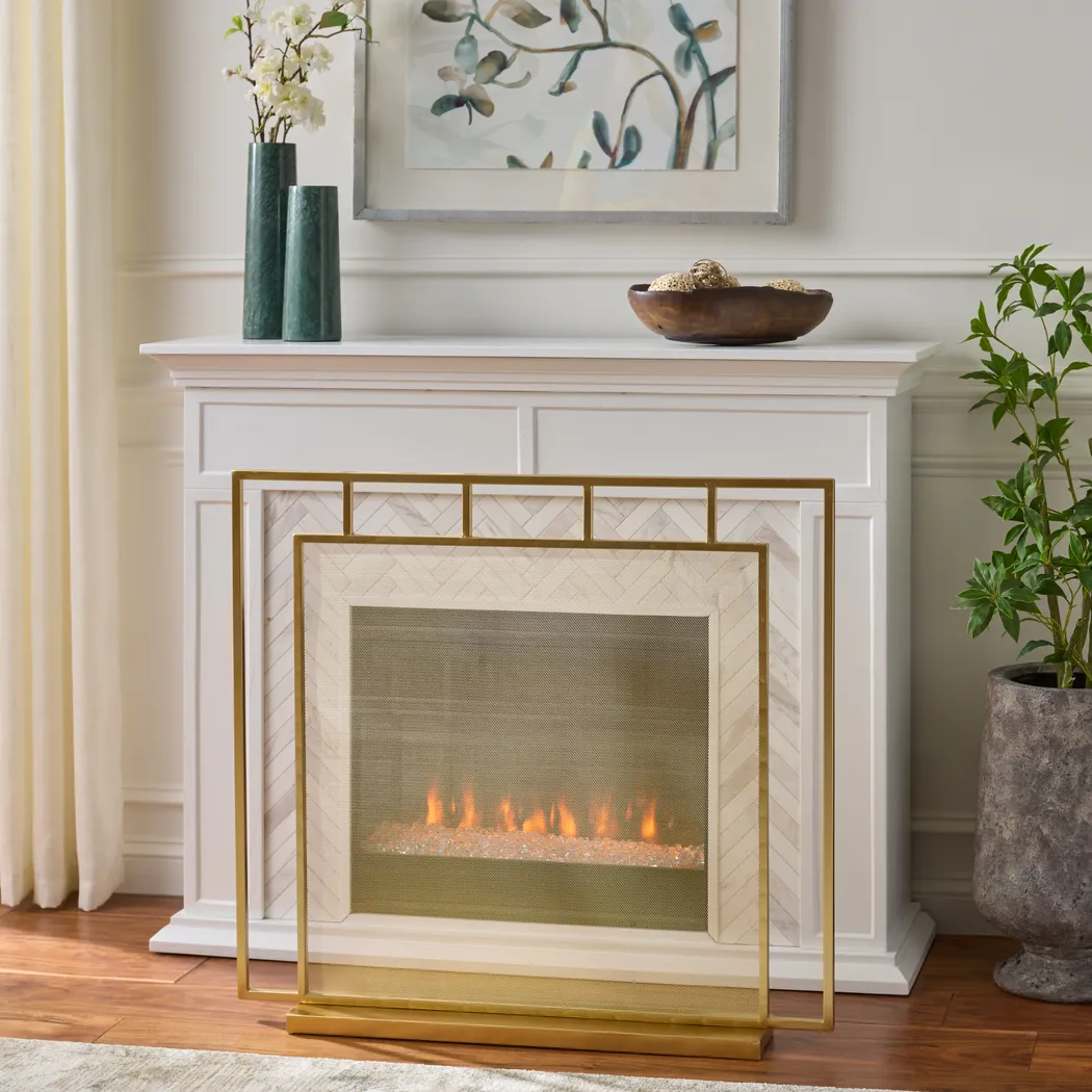 Beasun Gold Fireplace Screen - Thumbnail - Image 2