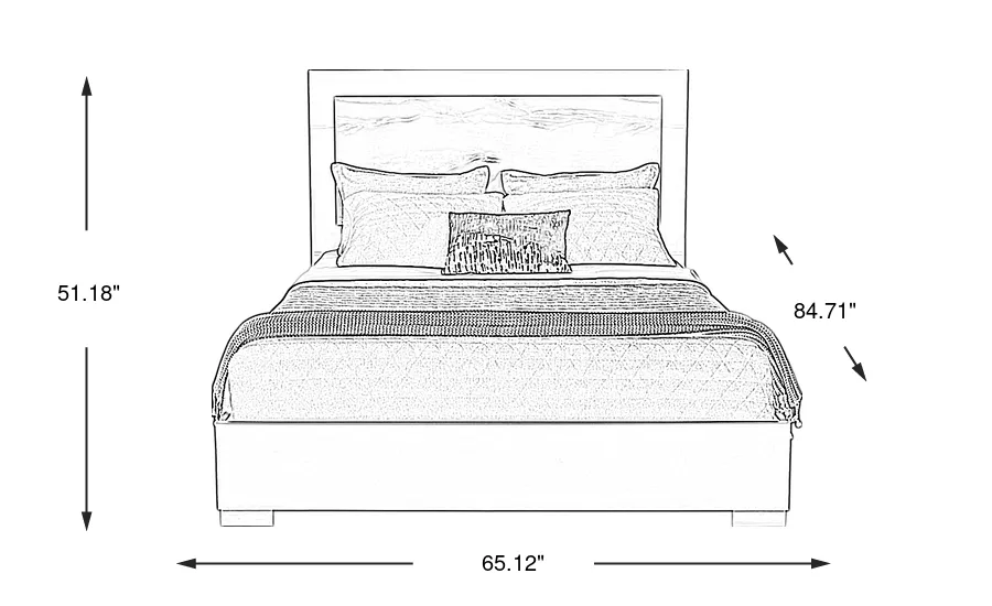 Dimension Image. Please refer to the Dimension Tab on this page for dimension details.
