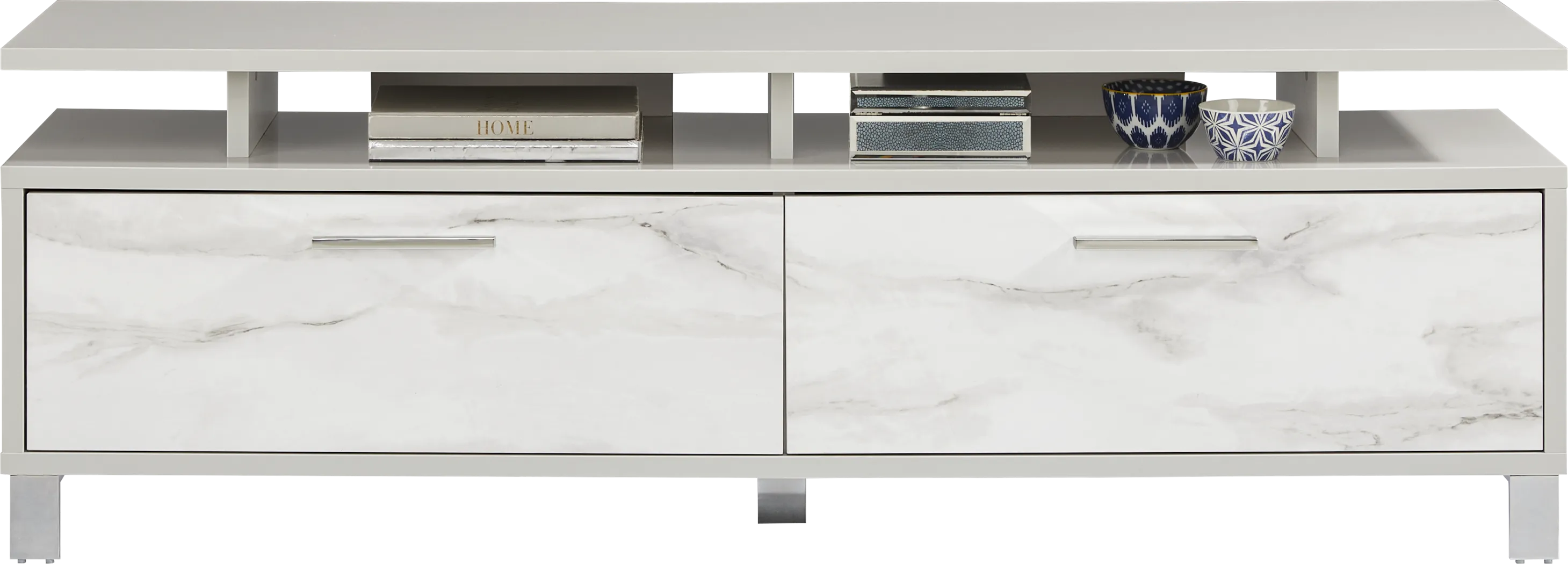 Beatrice Gray 70 in. Low Console - Thumbnail - Image 2