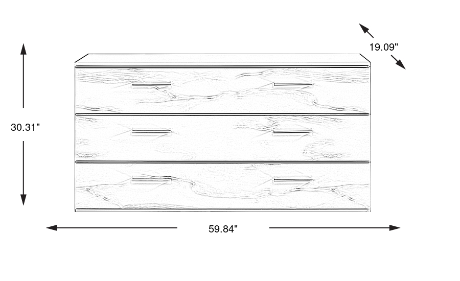 Dimension Image. Please refer to the Dimension Tab on this page for dimension details.