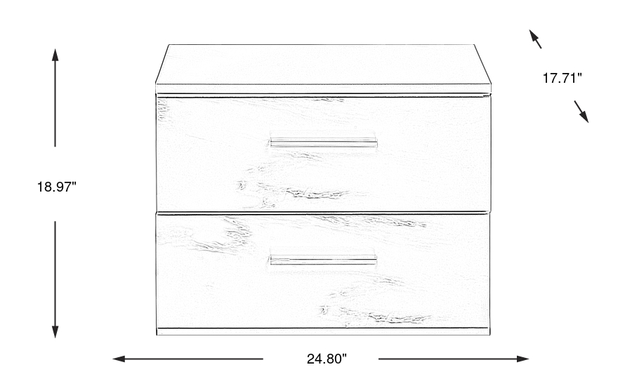 Dimension Image. Please refer to the Dimension Tab on this page for dimension details.