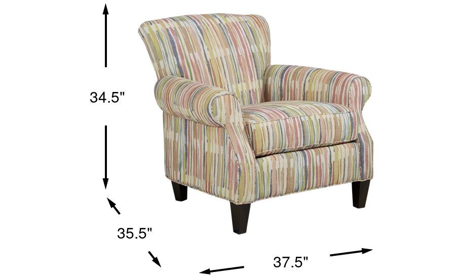 Dimension Image. Please refer to the Dimension Tab on this page for dimension details.