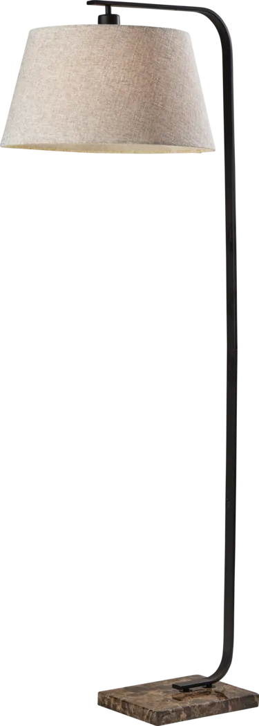 Beau Isle Black Floor Lamp - Thumbnail - Image 1