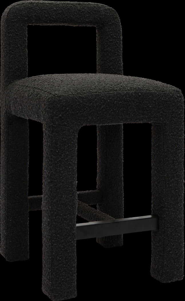 Beaudelaire Black Counter Height Stool - Thumbnail - Image 1