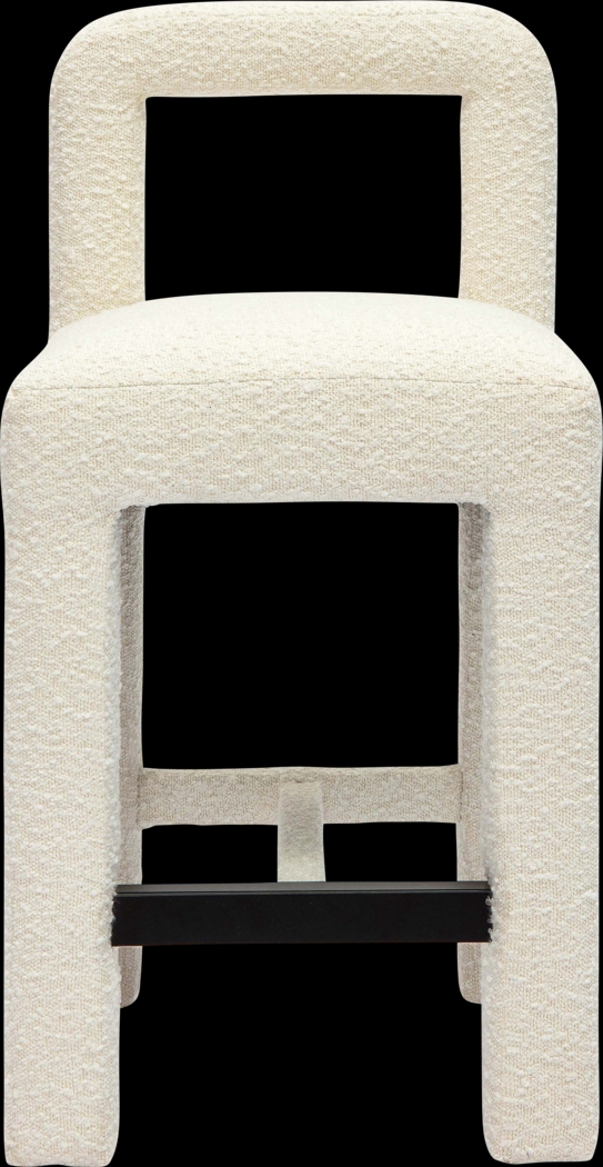 Beaudelaire Cream Counter Height Stool - Thumbnail - Image 3