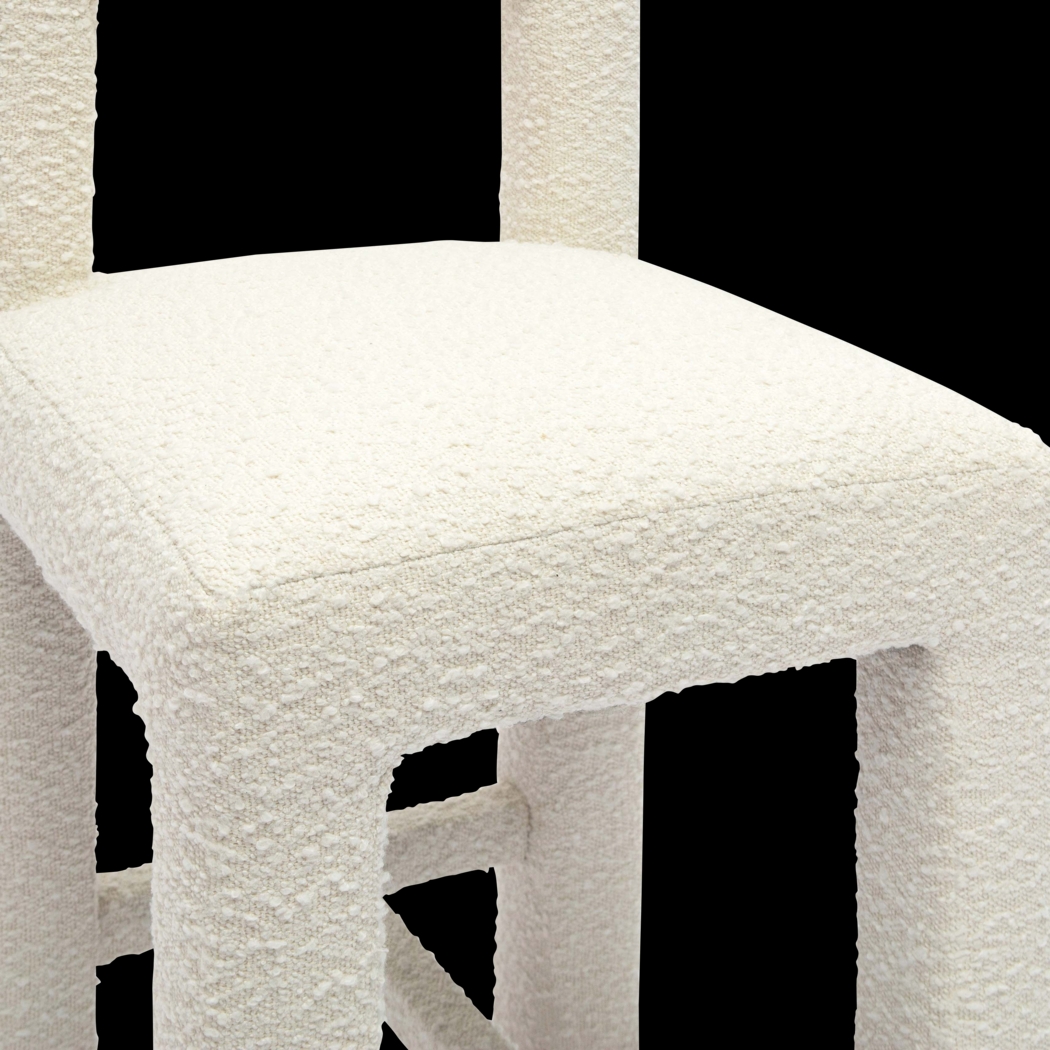 Beaudelaire Cream Counter Height Stool - Thumbnail - Image 5