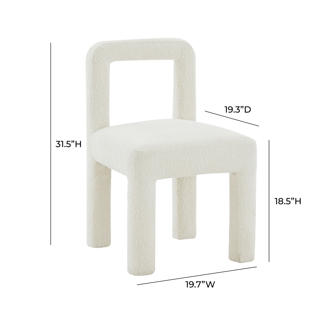 Beaudelaire Cream Side Chair - Thumbnail - Image 7