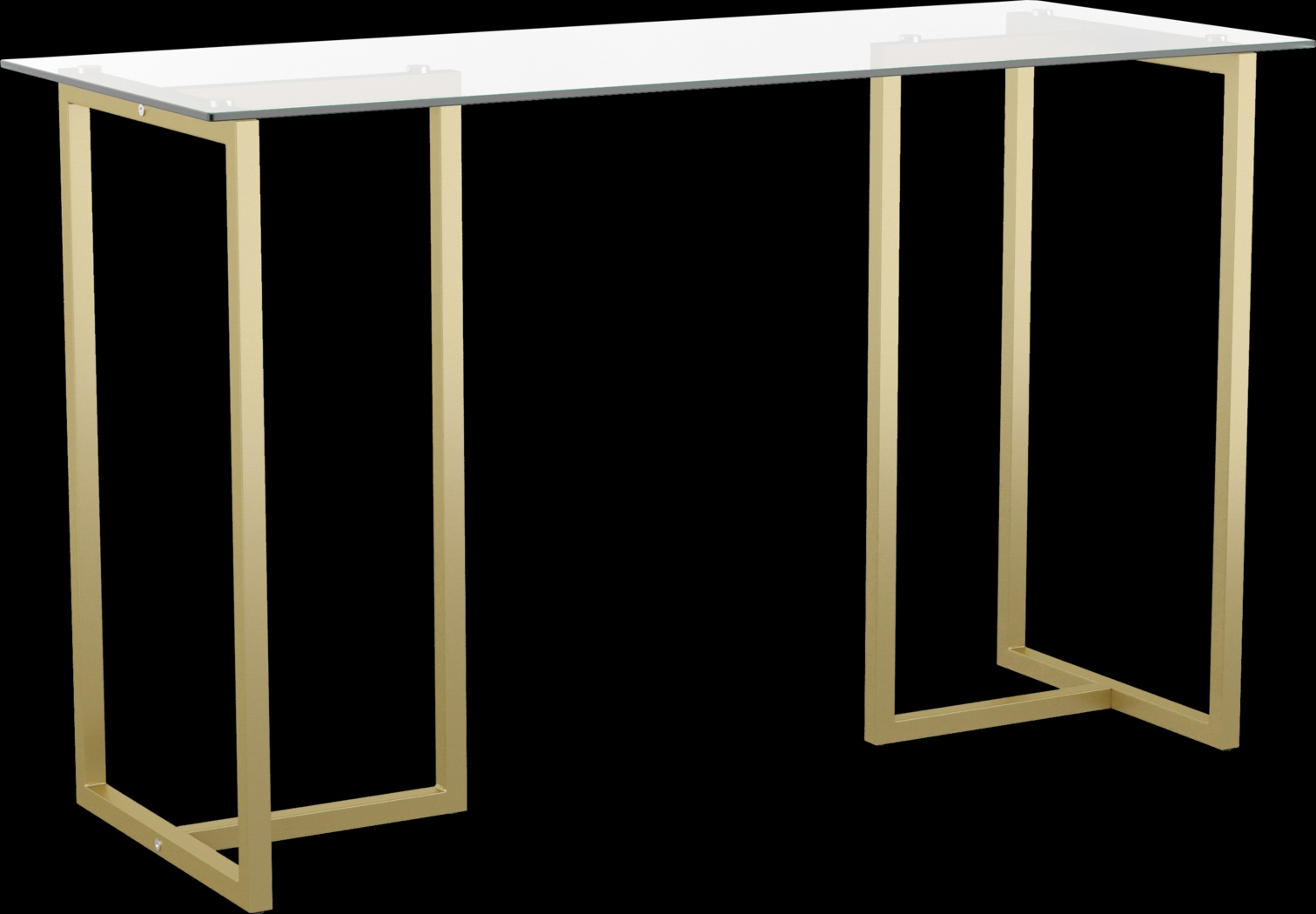 Beaufain Brass Office Table - Thumbnail - Image 1