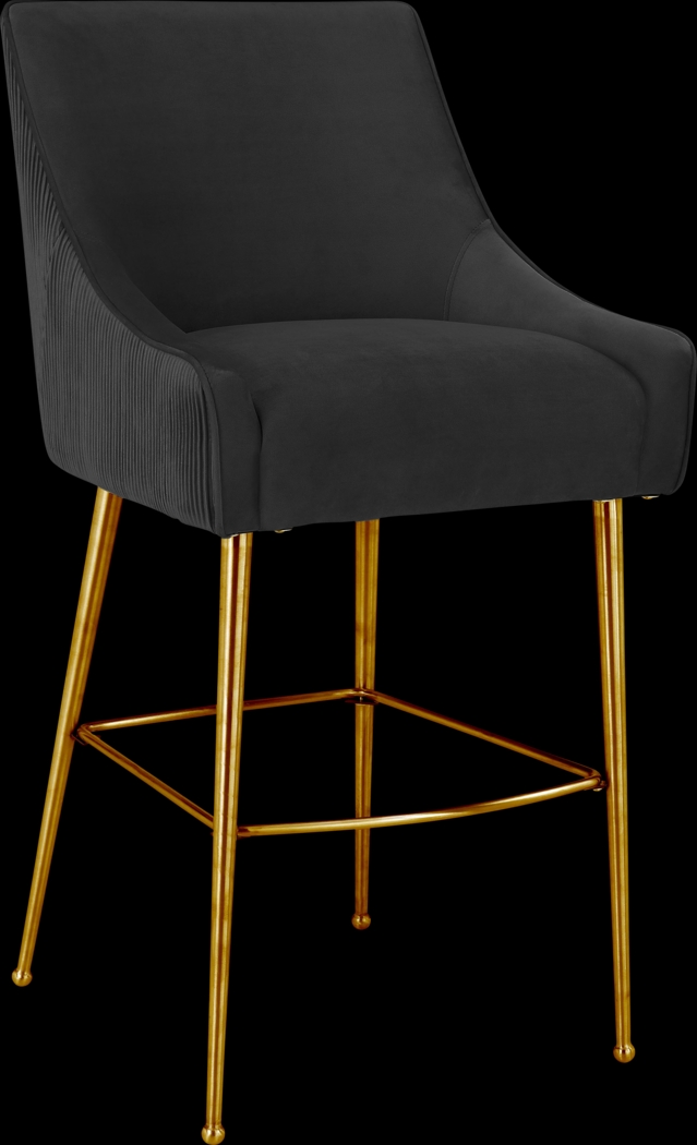 Beaulane I Black Barstool - Thumbnail - Image 1