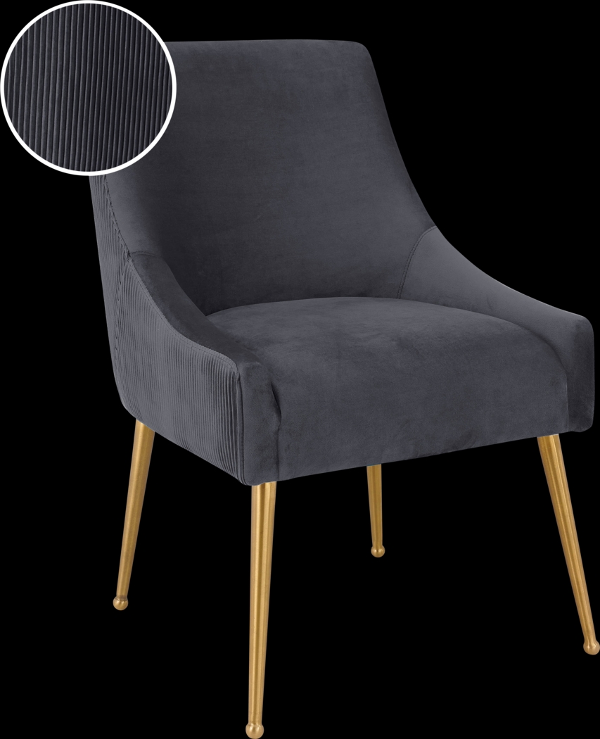 Beaulane I Gray Side Chair - Thumbnail - Image 5