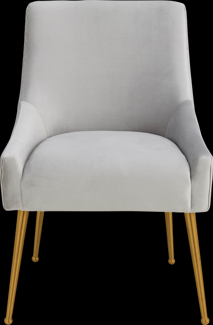 Beaulane I Light Gray Side Chair - Thumbnail - Image 2