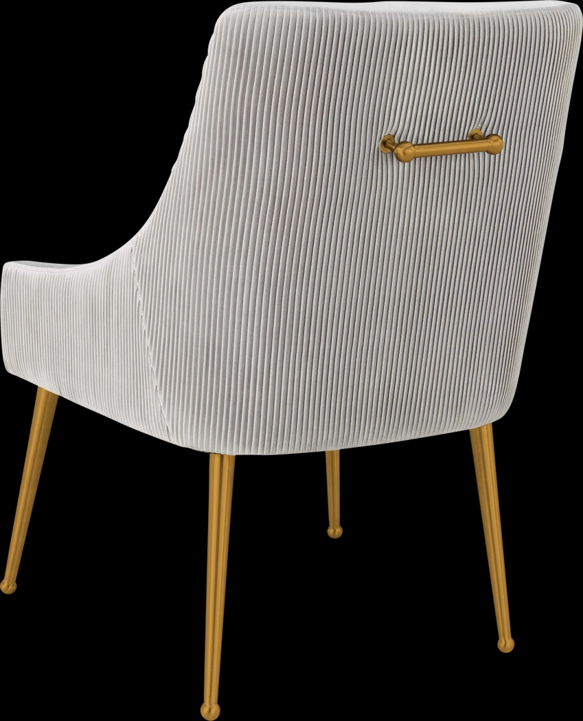 Beaulane I Light Gray Side Chair - Thumbnail - Image 3