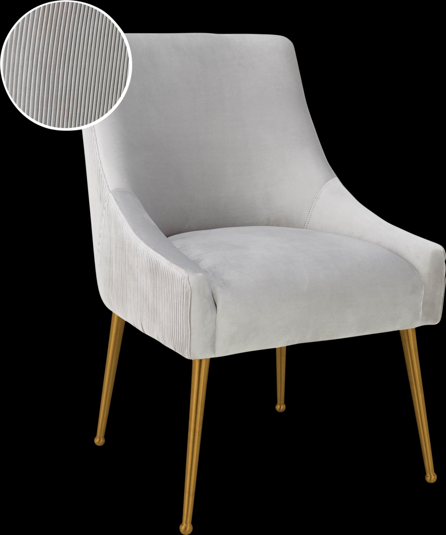 Beaulane I Light Gray Side Chair - Thumbnail - Image 5