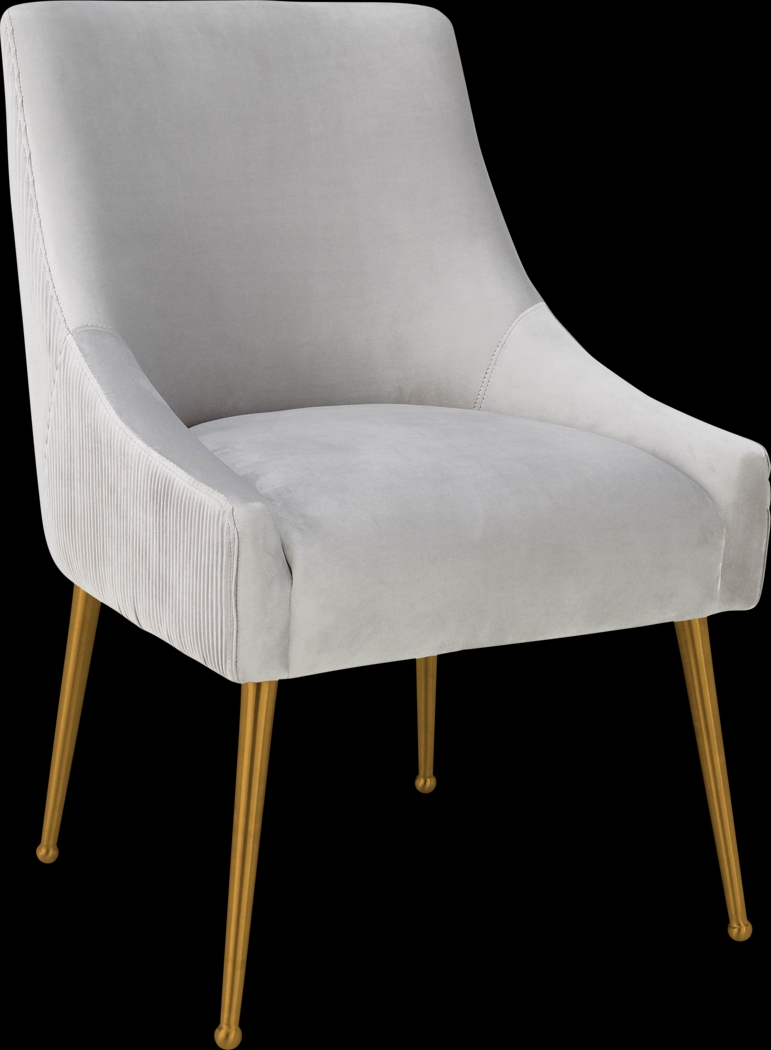 Beaulane I Light Gray Side Chair - Thumbnail - Image 1