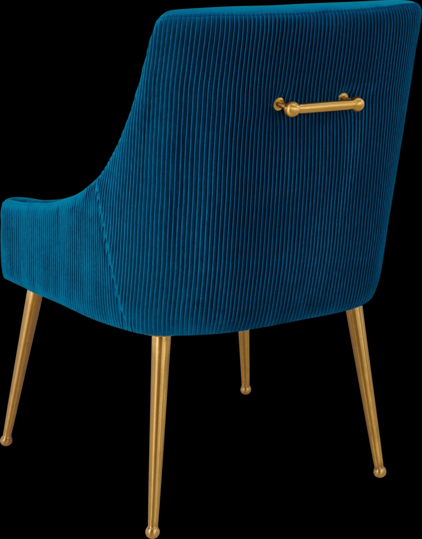 Beaulane I Navy Side Chair - Thumbnail - Image 3