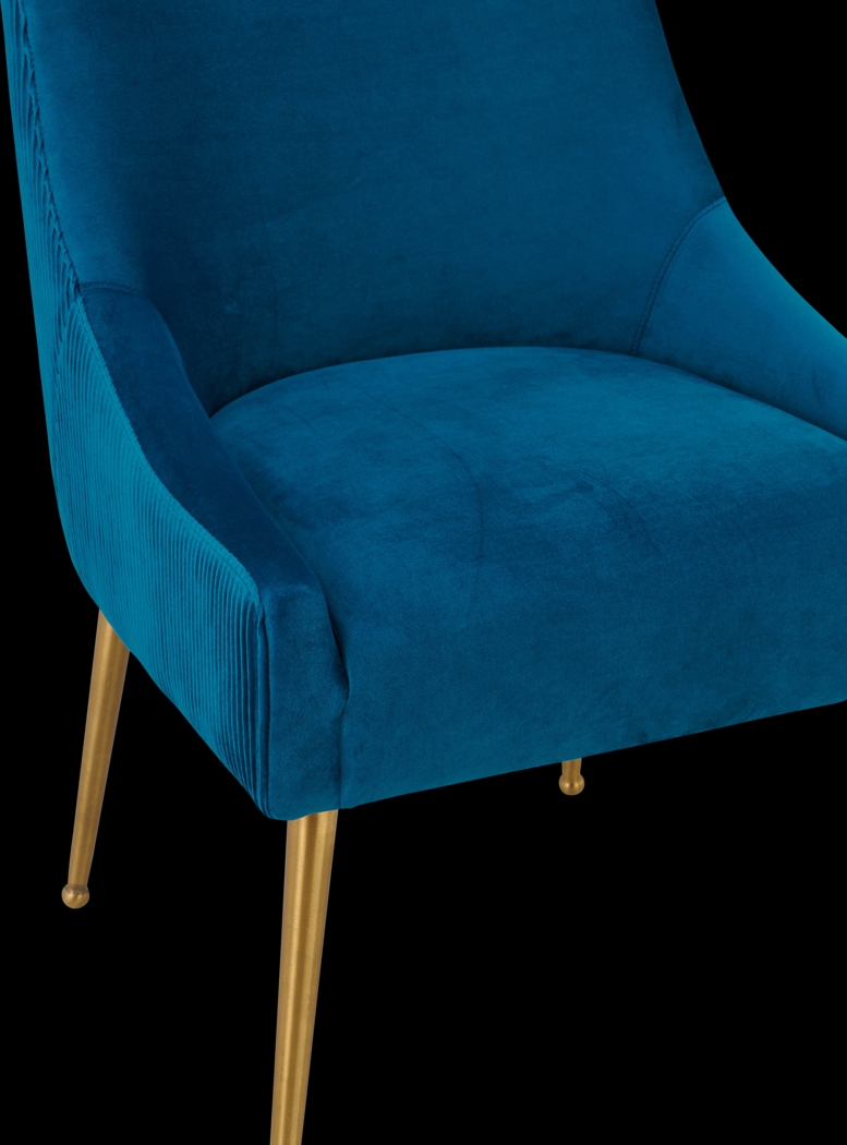 Beaulane I Navy Side Chair - Thumbnail - Image 4