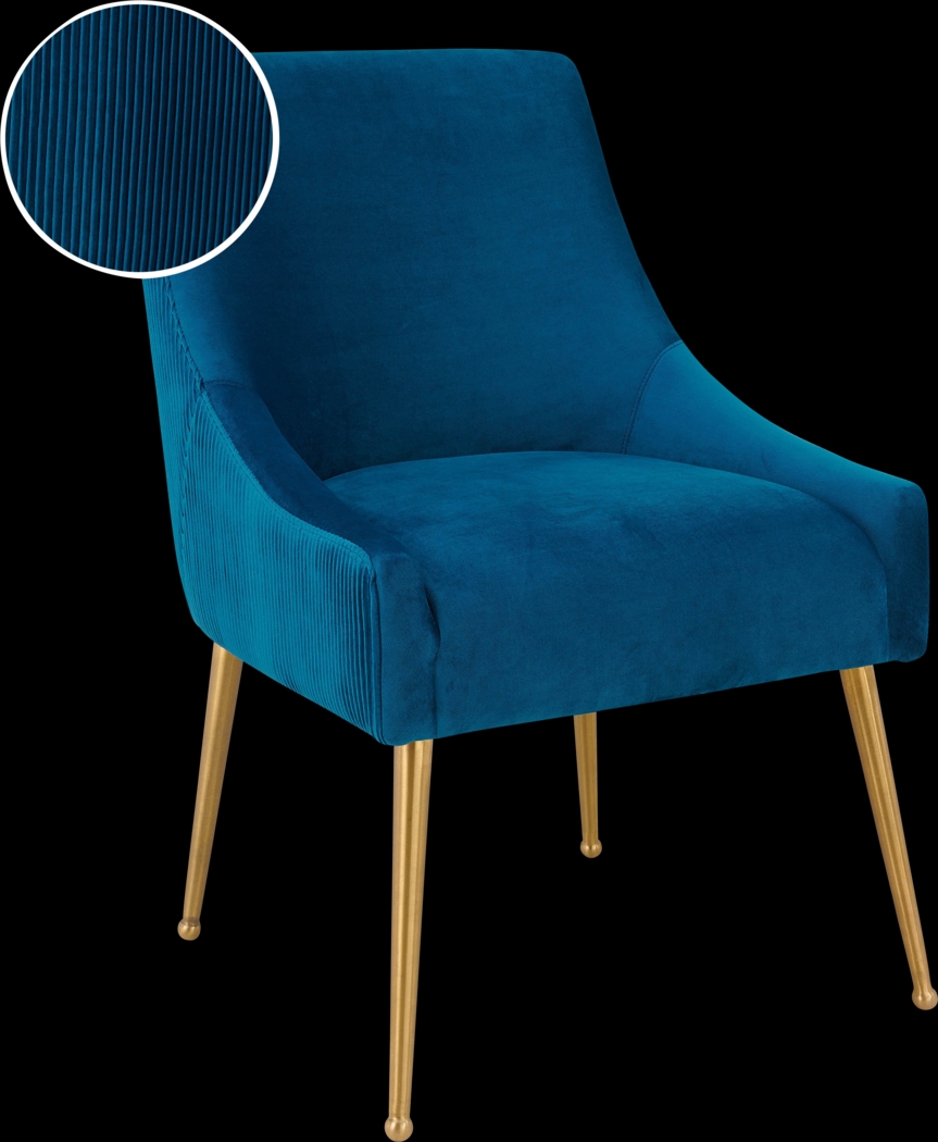 Beaulane I Navy Side Chair - Thumbnail - Image 5