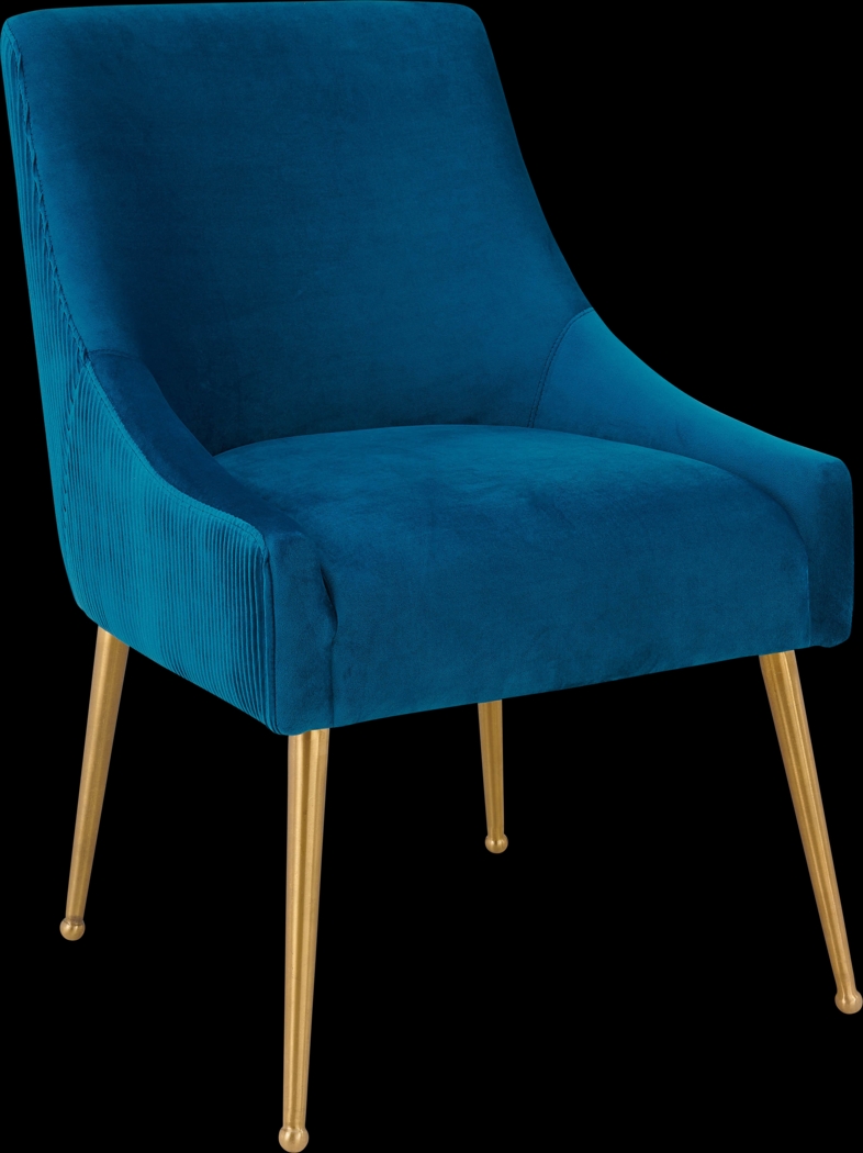 Beaulane I Navy Side Chair - Thumbnail - Image 1