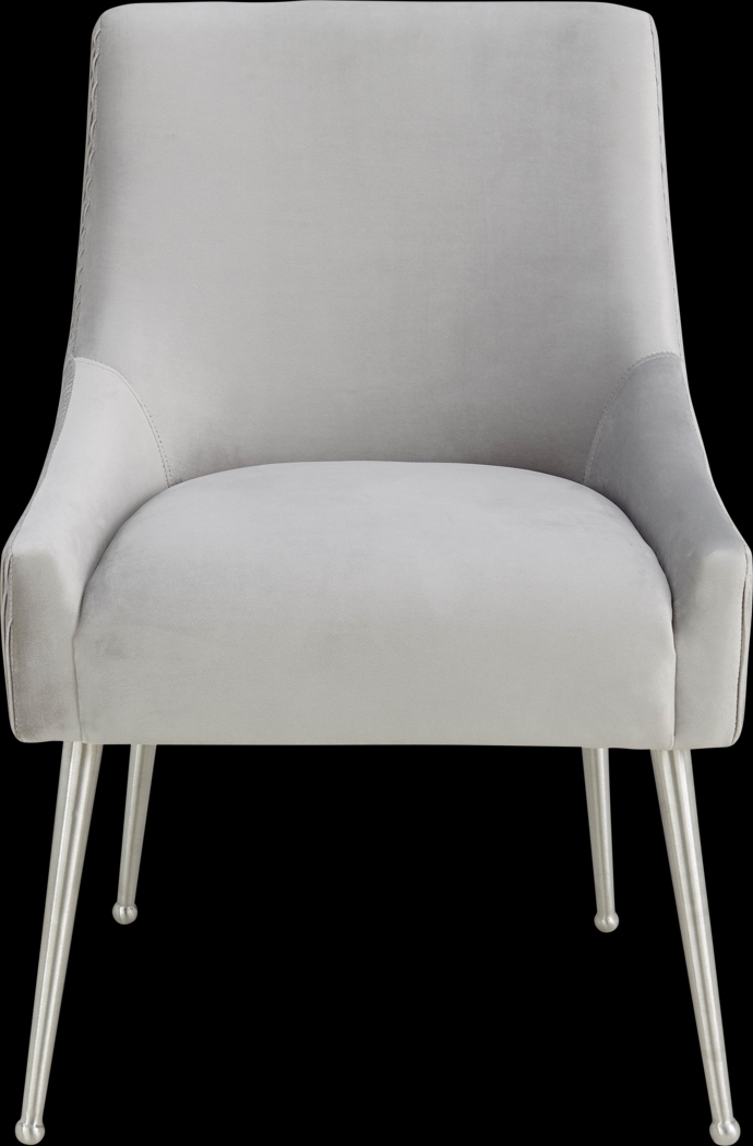 Beaulane II Light Gray Side Chair - Thumbnail - Image 2