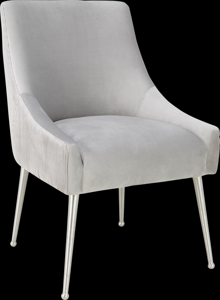 Beaulane II Light Gray Side Chair - Thumbnail - Image 1