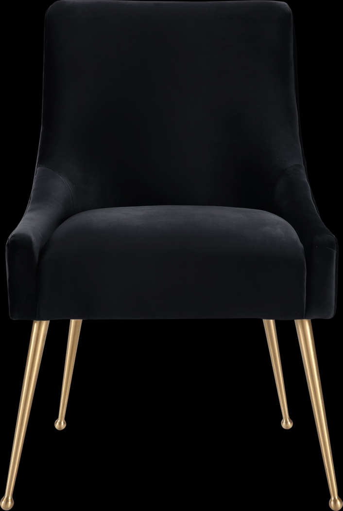 Beaulane IV Black Side Chair - Thumbnail - Image 2