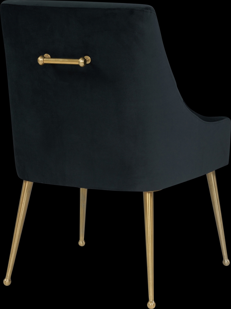 Beaulane IV Black Side Chair - Thumbnail - Image 3