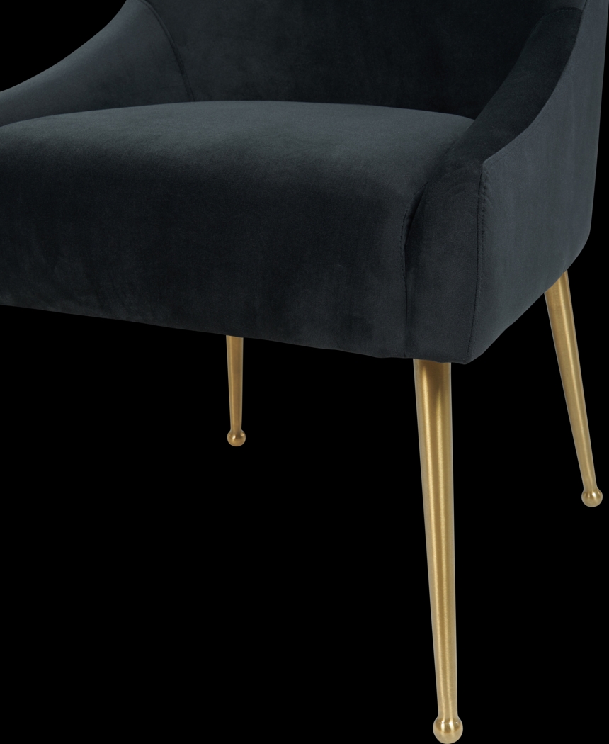 Beaulane IV Black Side Chair - Thumbnail - Image 4