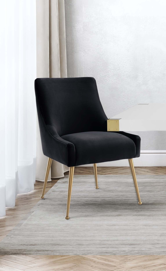 Beaulane IV Black Side Chair - Thumbnail - Image 8