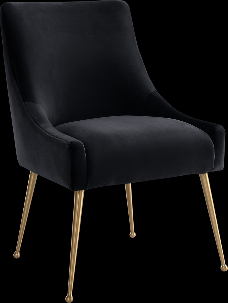 Beaulane IV Black Side Chair - Thumbnail - Image 1