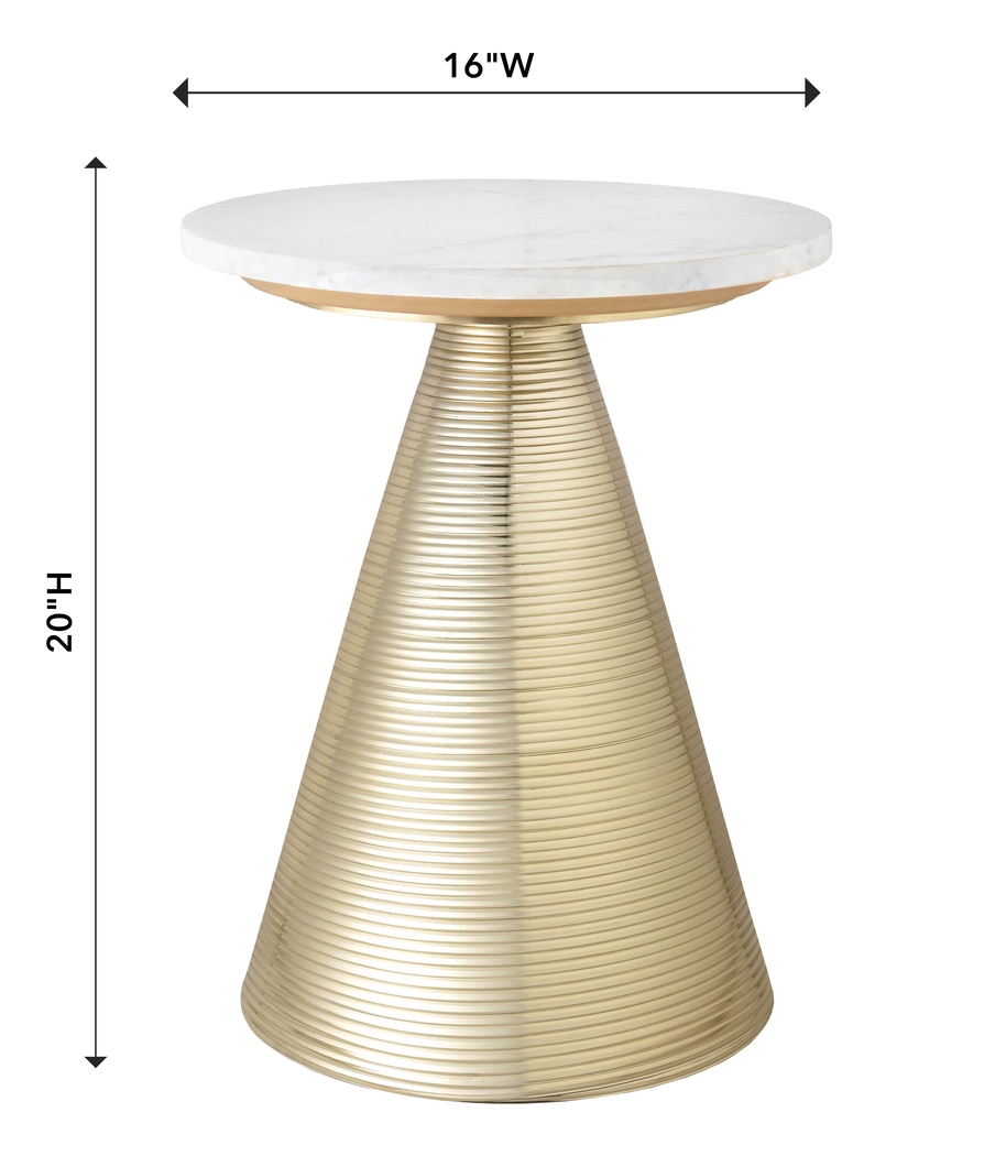 Beaulee Gold End Table - Thumbnail - Image 4