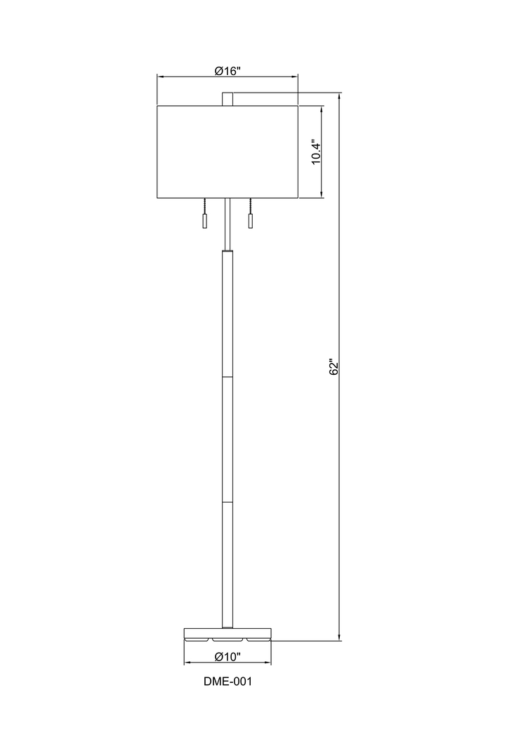 Beaumont Creek Black Floor Lamp - Thumbnail - Image 7