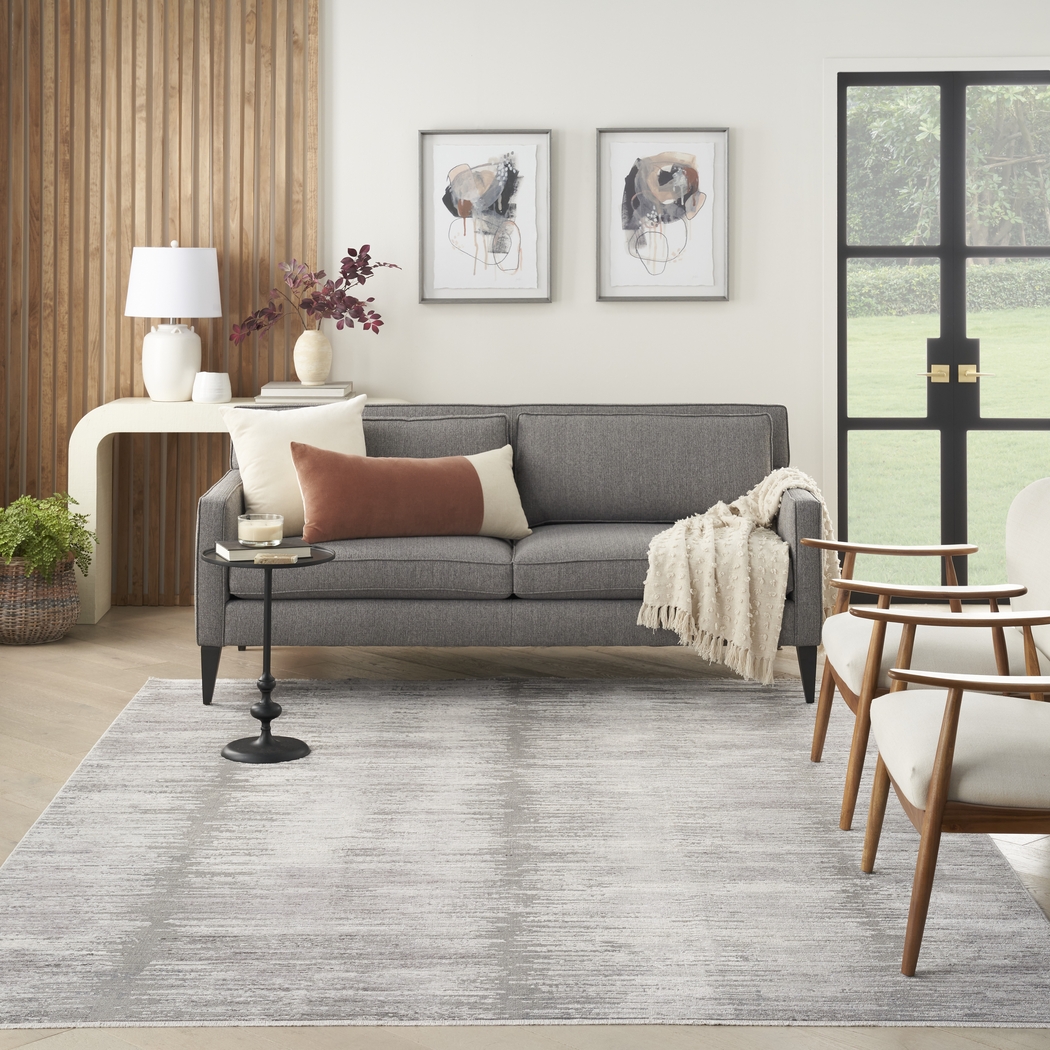 Beausir Gray 5'3 x 7'6 Rug - Thumbnail - Image 2