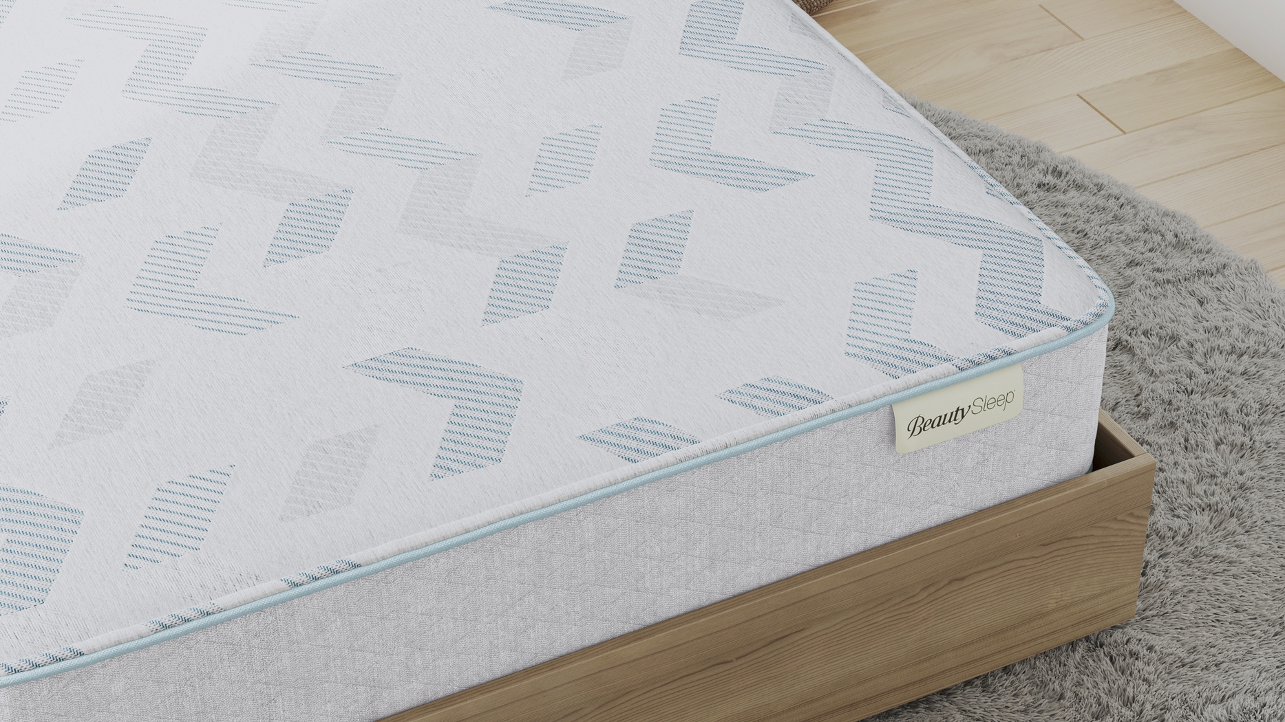 Beauty Sleep Oceana Mist Medium Hybrid California King Mattress - Thumbnail - Image 2