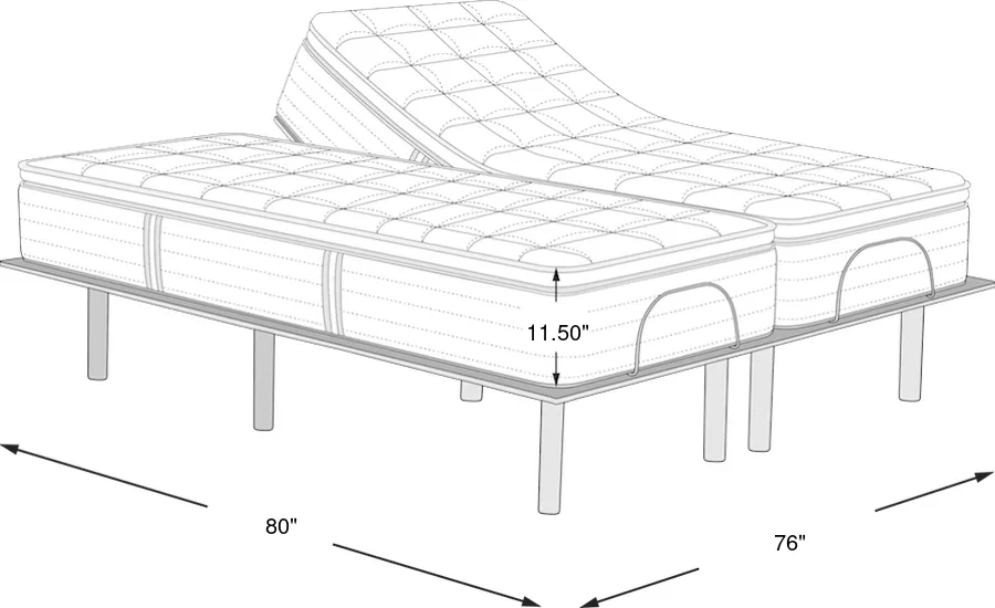 Dimension Image. Please refer to the Dimension Tab on this page for dimension details.