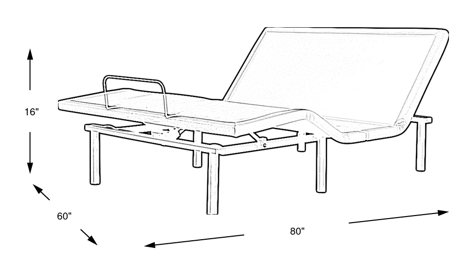 Dimension Image. Please refer to the Dimension Tab on this page for dimension details.