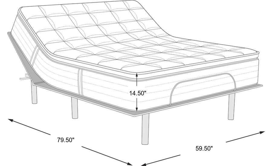 Dimension Image. Please refer to the Dimension Tab on this page for dimension details.