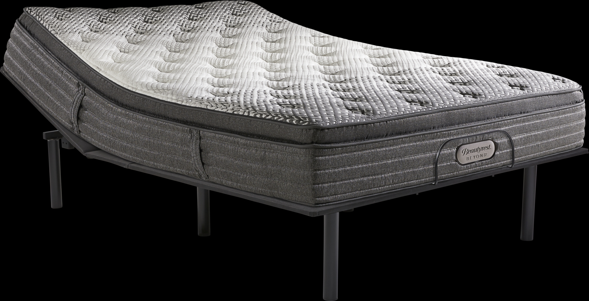 Beautyrest Beyond Plush Pillow Top Queen Mattress with Head Up Only Base - Thumbnail - Image 1