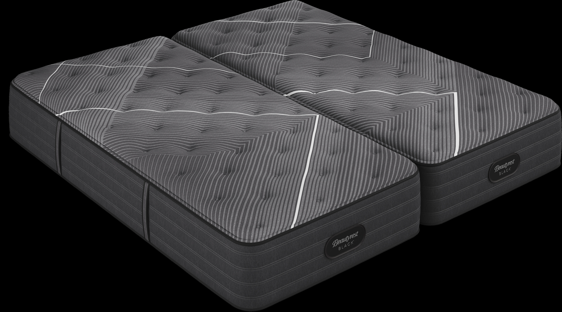 Beautyrest Black B-Class Plush Tight Top Split King Mattress (2 TWXL) - Thumbnail - Image 1