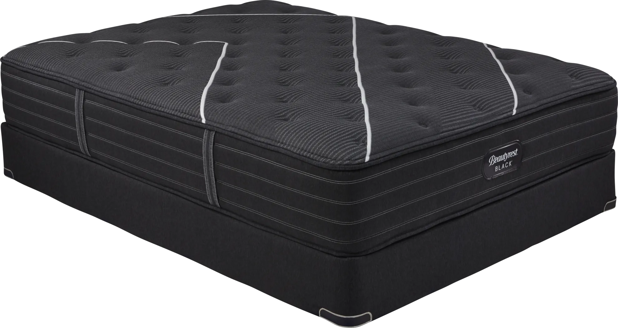 Beautyrest Black C-Class Medium Queen Mattress Set - Thumbnail - Image 1