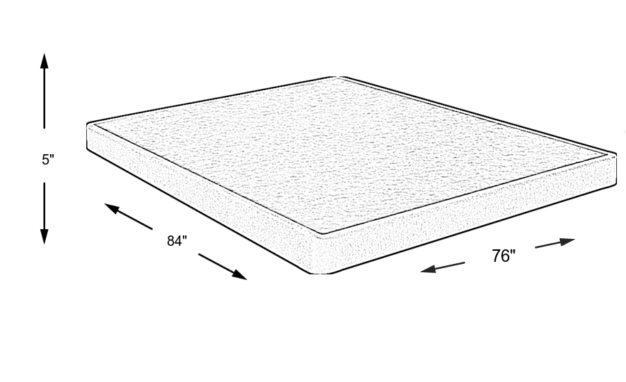 Dimension Image. Please refer to the Dimension Tab on this page for dimension details.