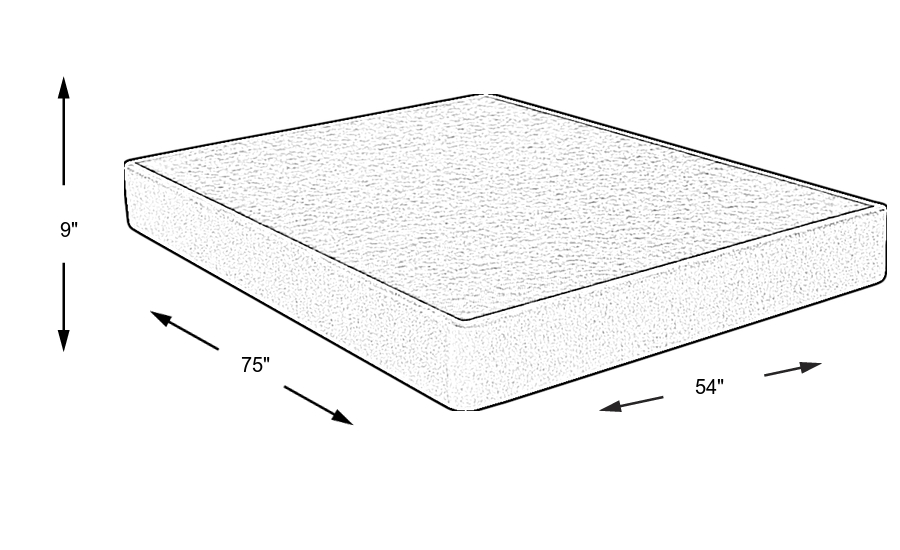 Dimension Image. Please refer to the Dimension Tab on this page for dimension details.