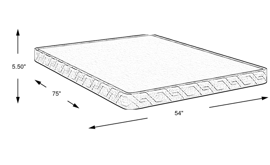 Dimension Image. Please refer to the Dimension Tab on this page for dimension details.