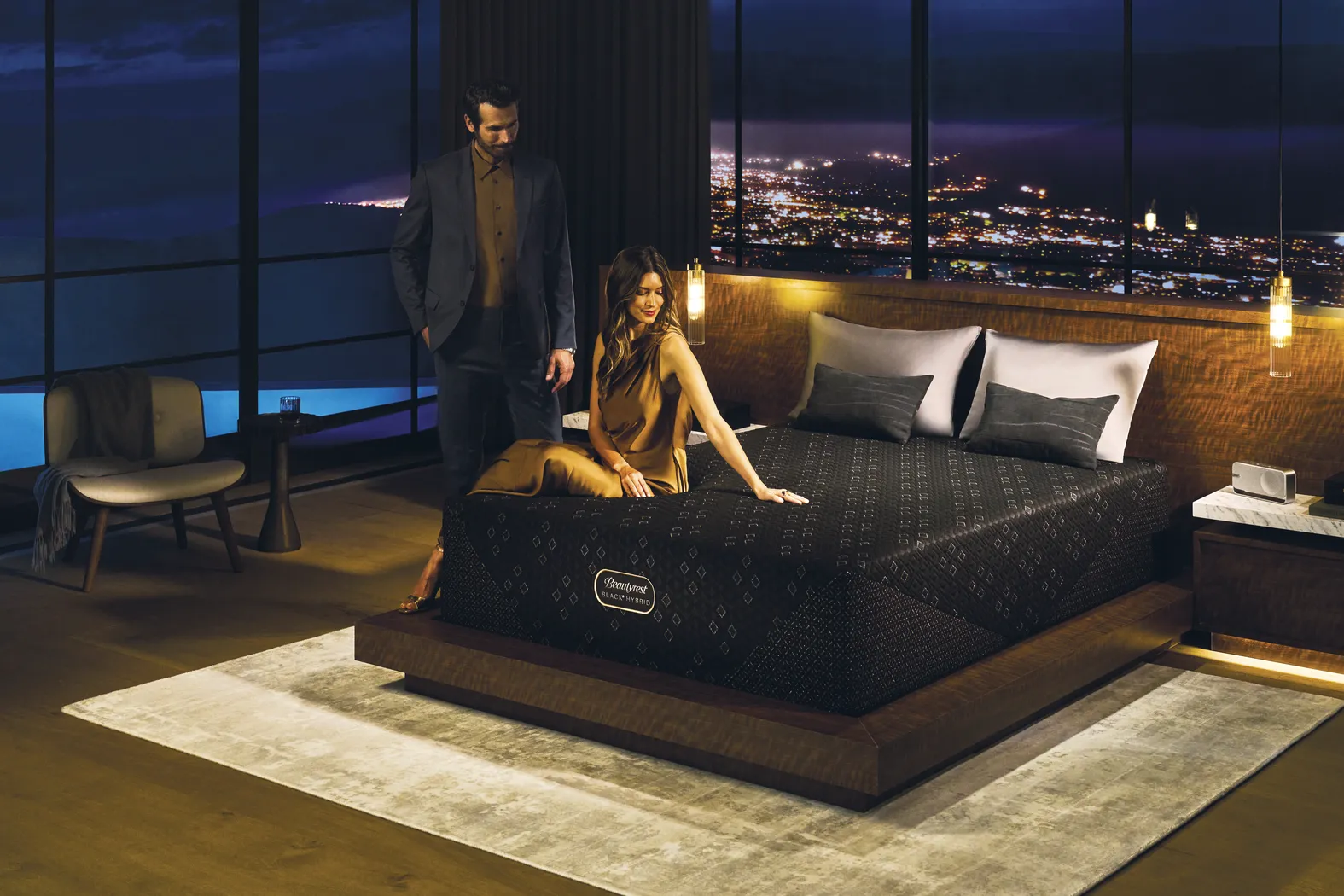 Beautyrest Black Hybrid Series Five XCS Plush King Mattress - Thumbnail - Image 3