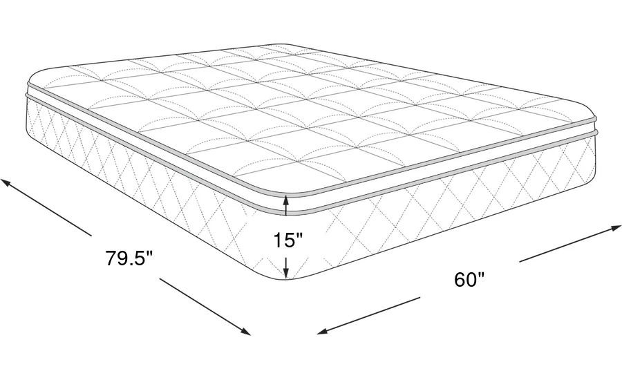 Dimension Image. Please refer to the Dimension Tab on this page for dimension details.