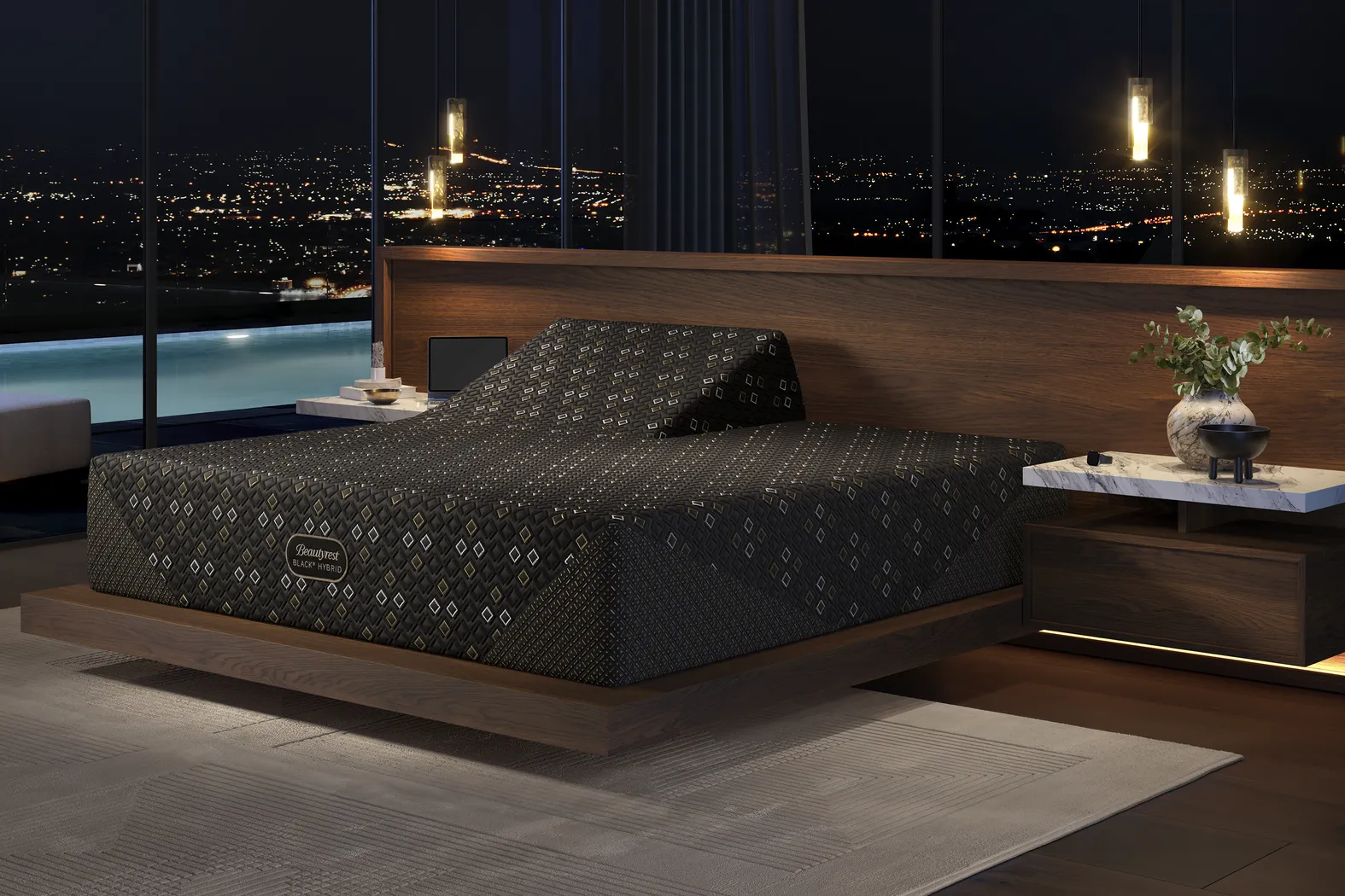 Beautyrest Black Hybrid Series Five XCS Plush Split Head King Mattress - Image 6